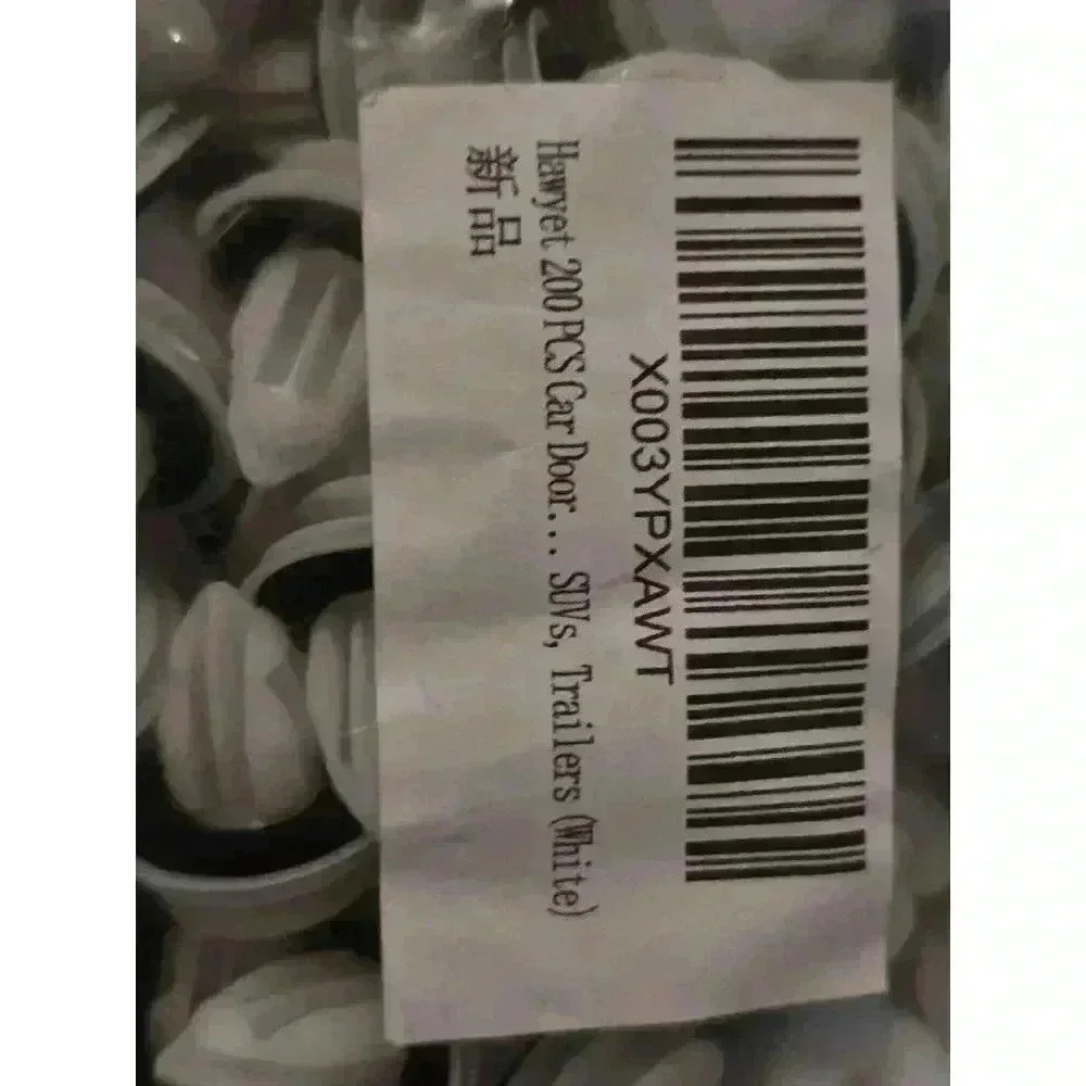 Hawyet Car Door Clips Fasteners 200 PCS White - Picture 3 of 3